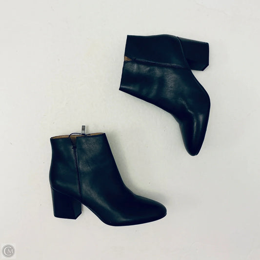 Boots Ankle Heels By Franco Sarto In Black, Size: 9