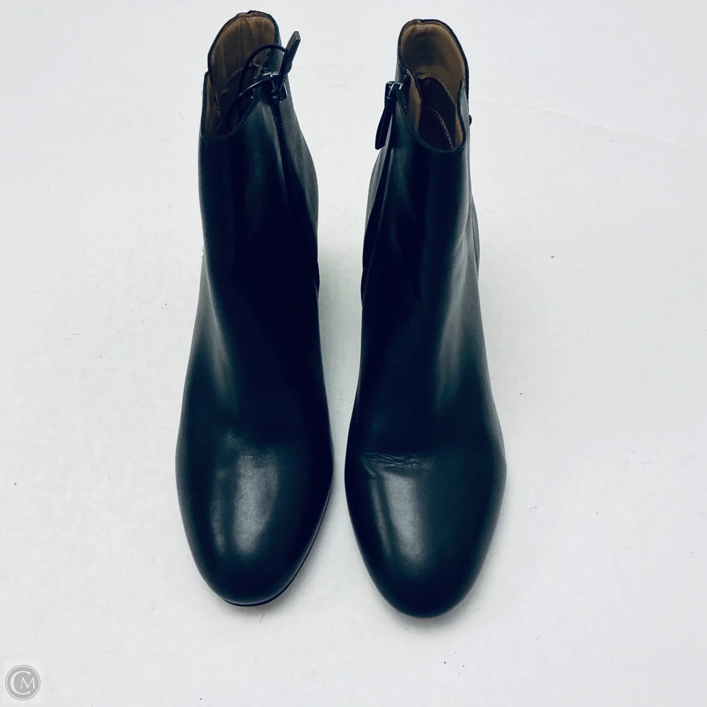 Boots Ankle Heels By Franco Sarto In Black, Size: 9