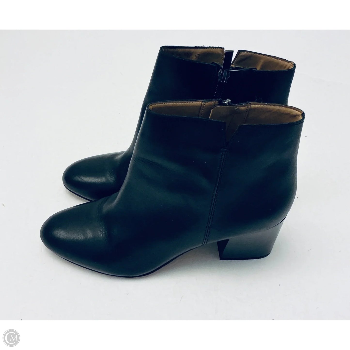 Boots Ankle Heels By Franco Sarto In Black, Size: 9