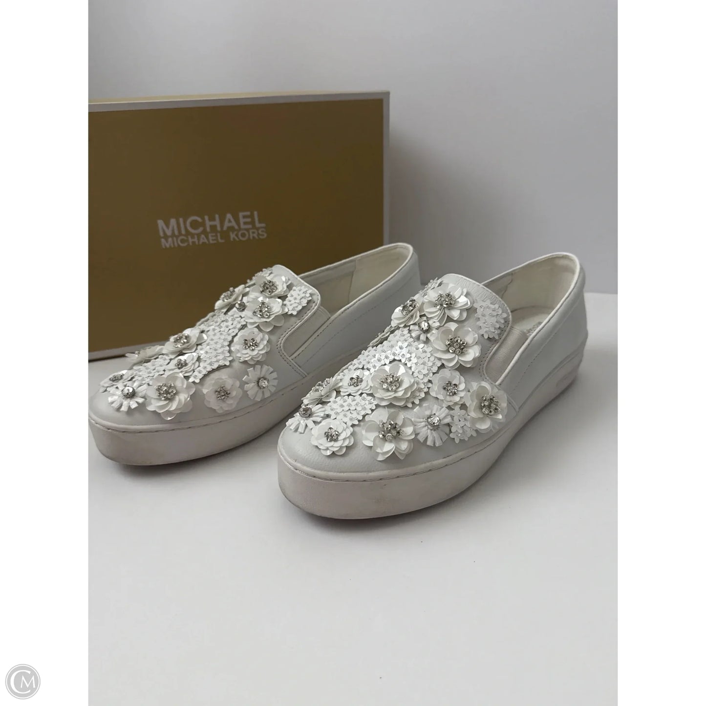Shoes Sneakers By Michael By Michael Kors In White, Size: 9.5