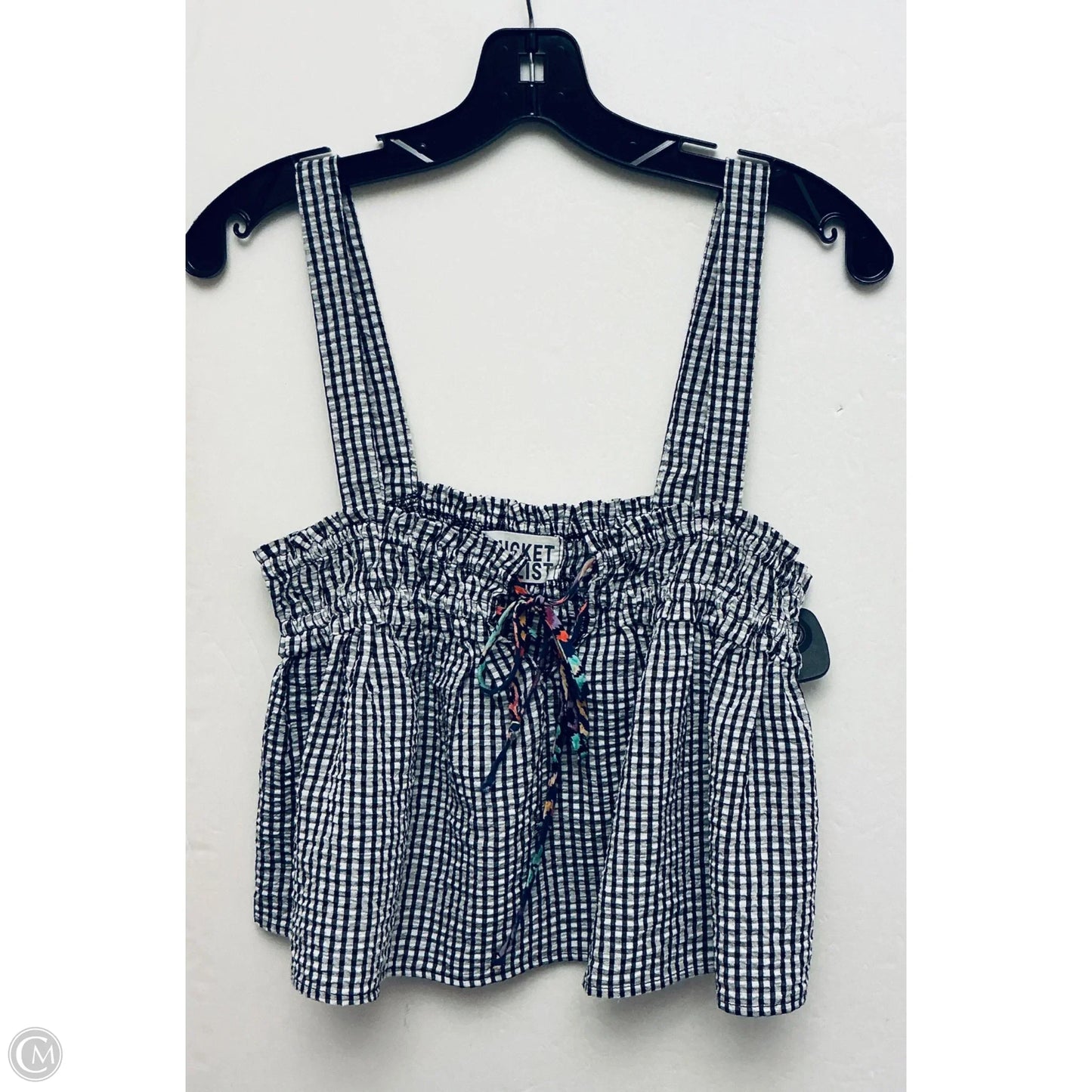 Pants Set 2pc By Bucketlist In Checkered Pattern, Size: M