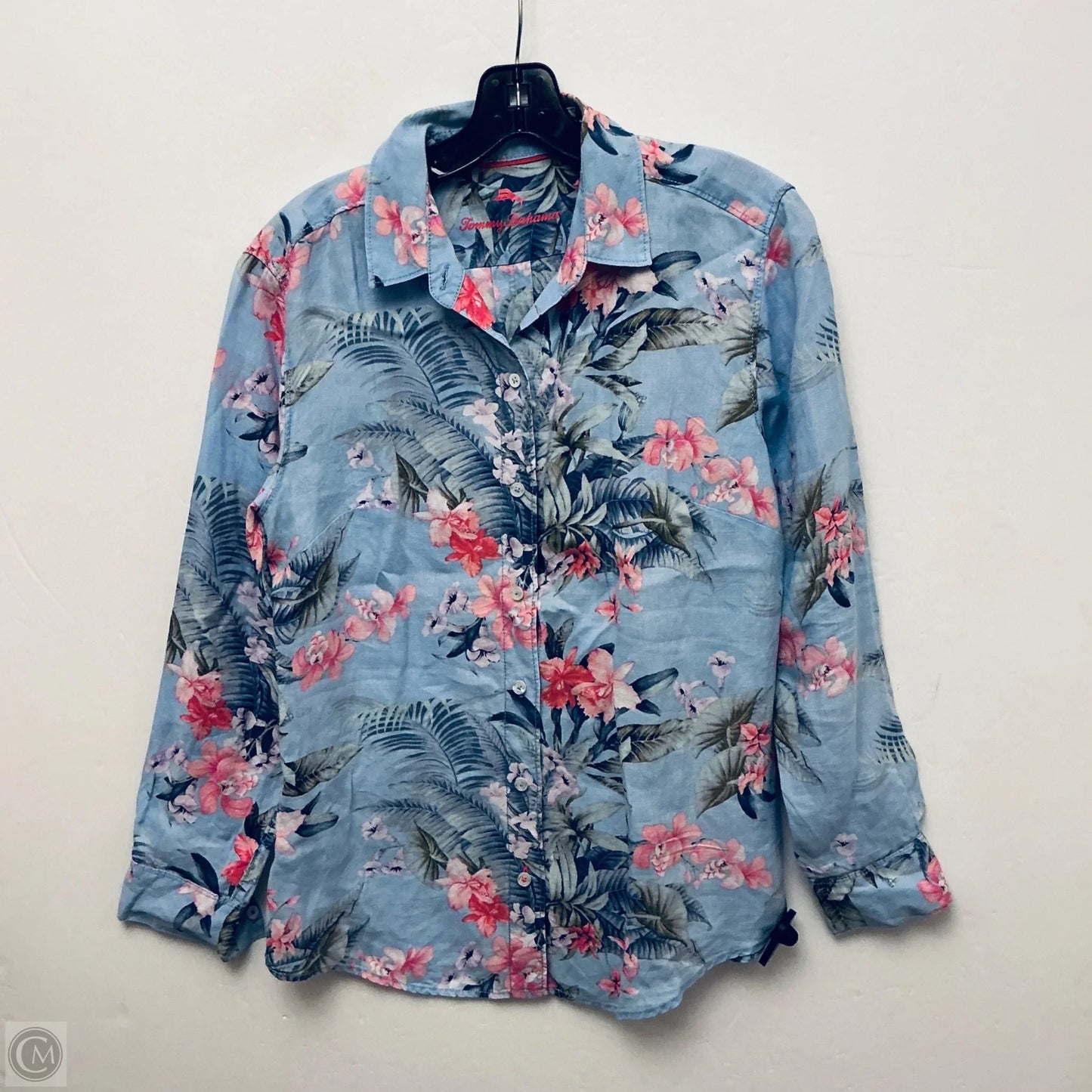 Top Long Sleeve By Tommy Bahama In Purple, Size: S