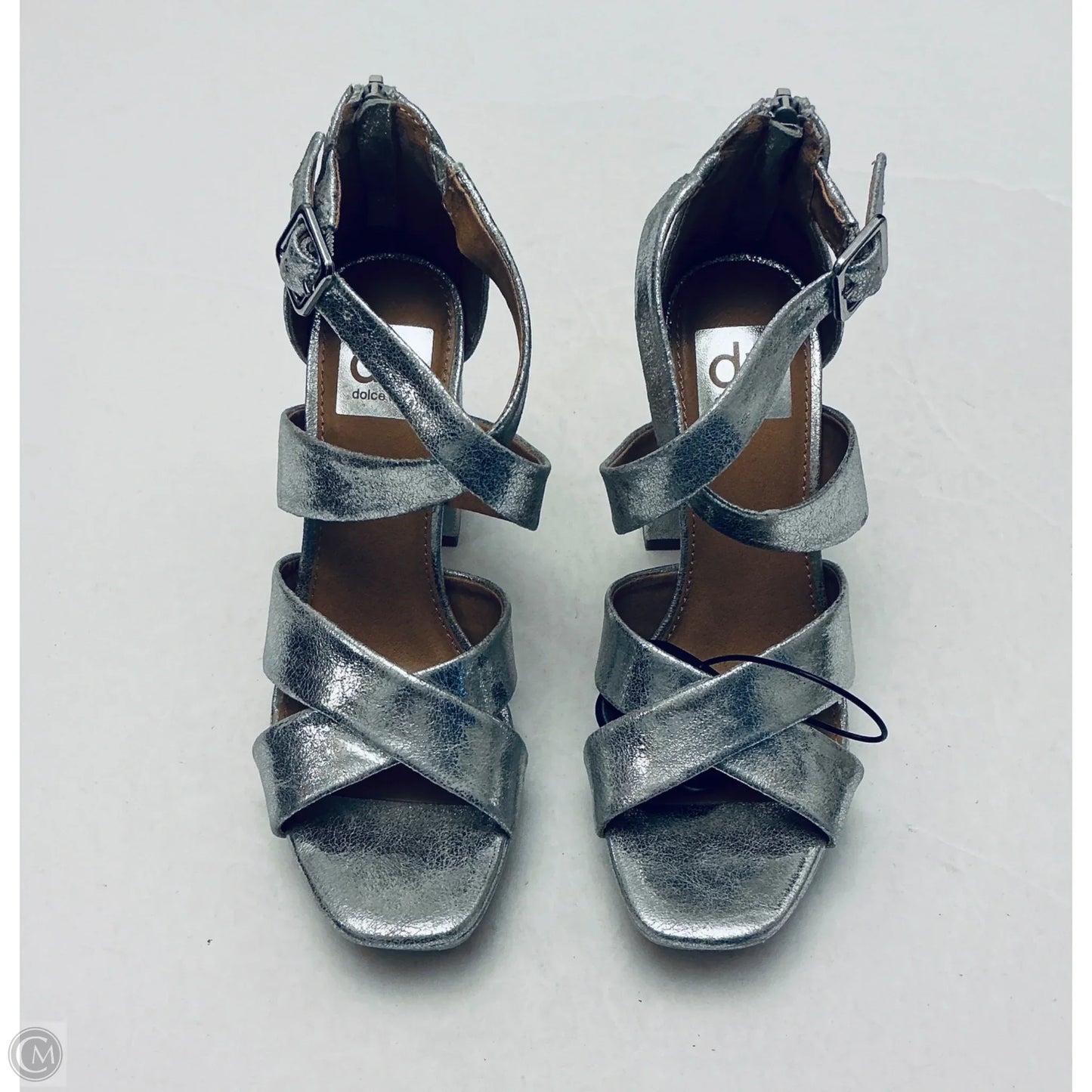 Shoes Heels Block By Dolce Vita In Silver, Size: 7.5