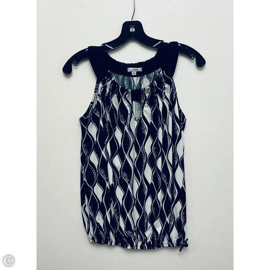 Top Sleeveless By Cache In Black, Size: S