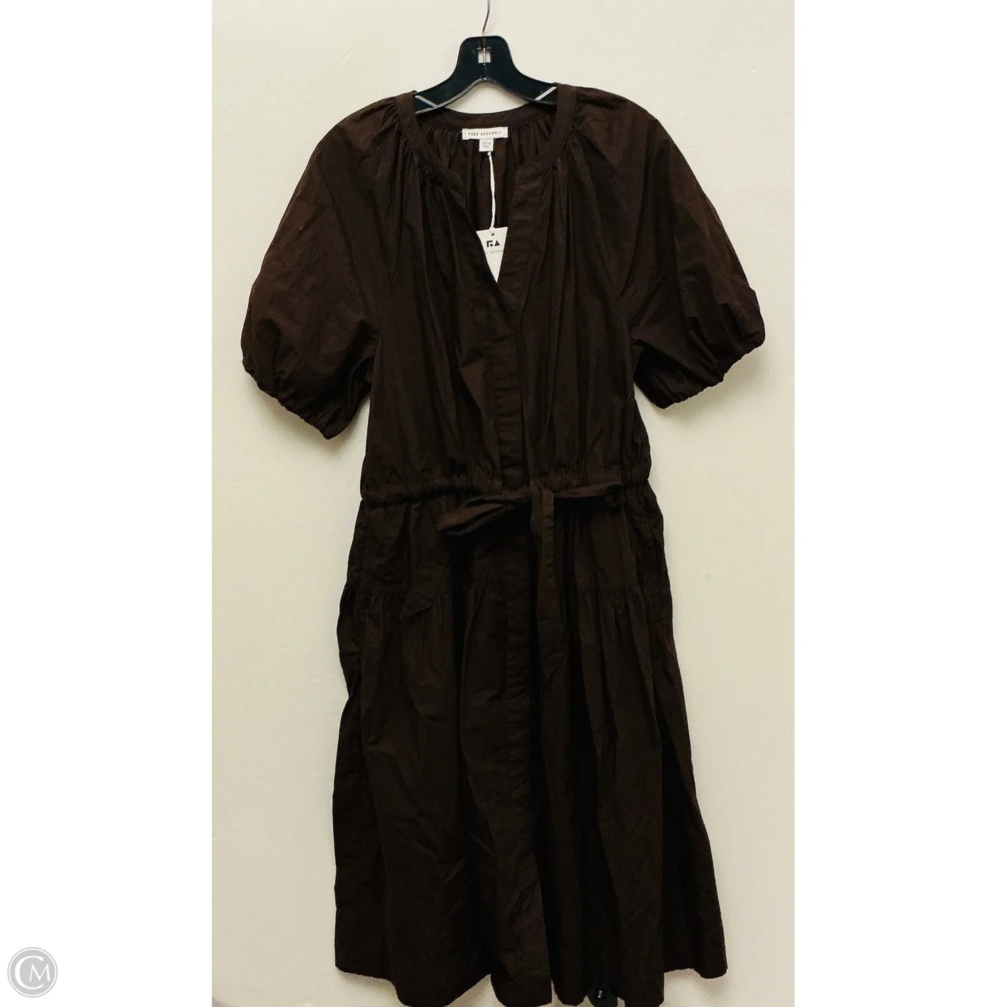 Dress Casual Maxi By Free Assembly In Brown, Size: L