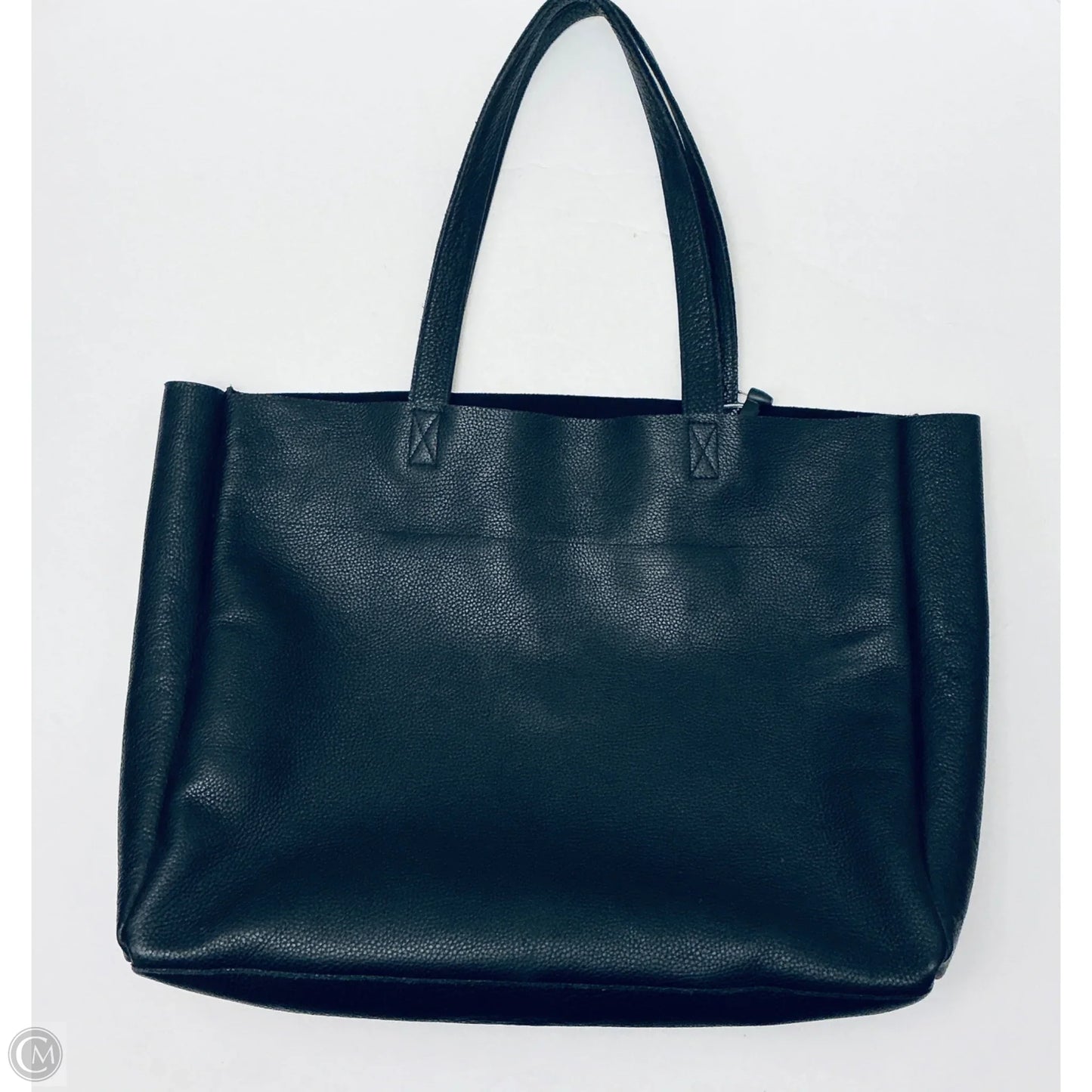 Tote Leather By Clothes Mentor, Size: Large