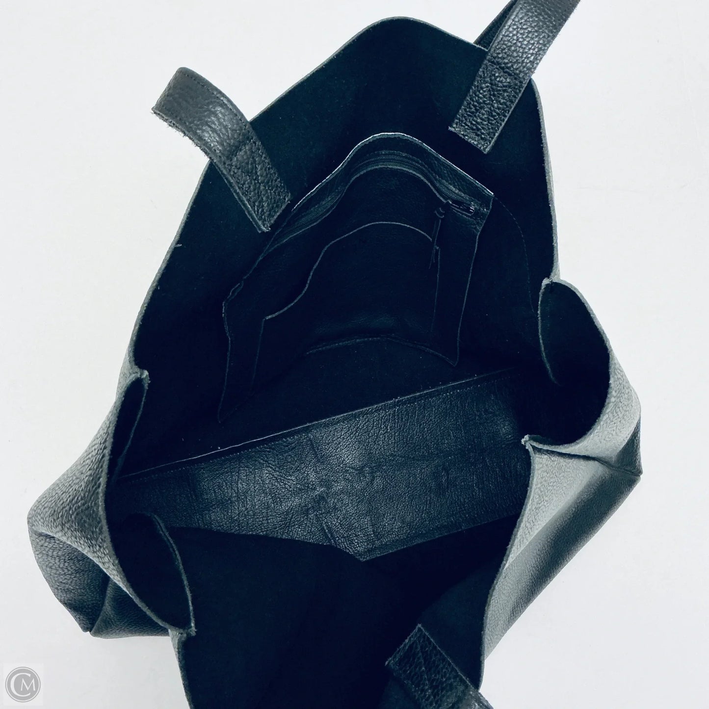 Tote Leather By Clothes Mentor, Size: Large