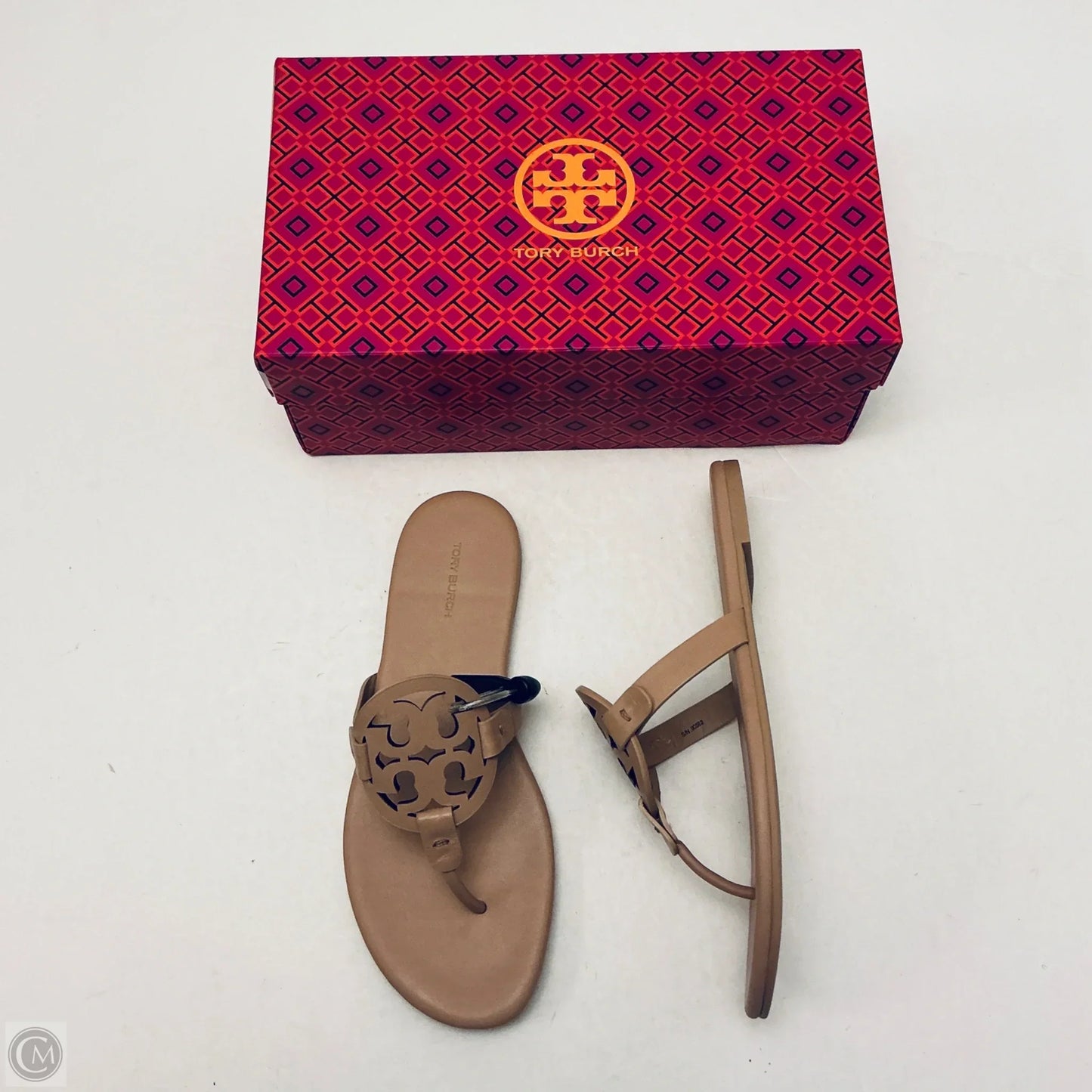 Sandals Designer By Tory Burch In Tan, Size: 9