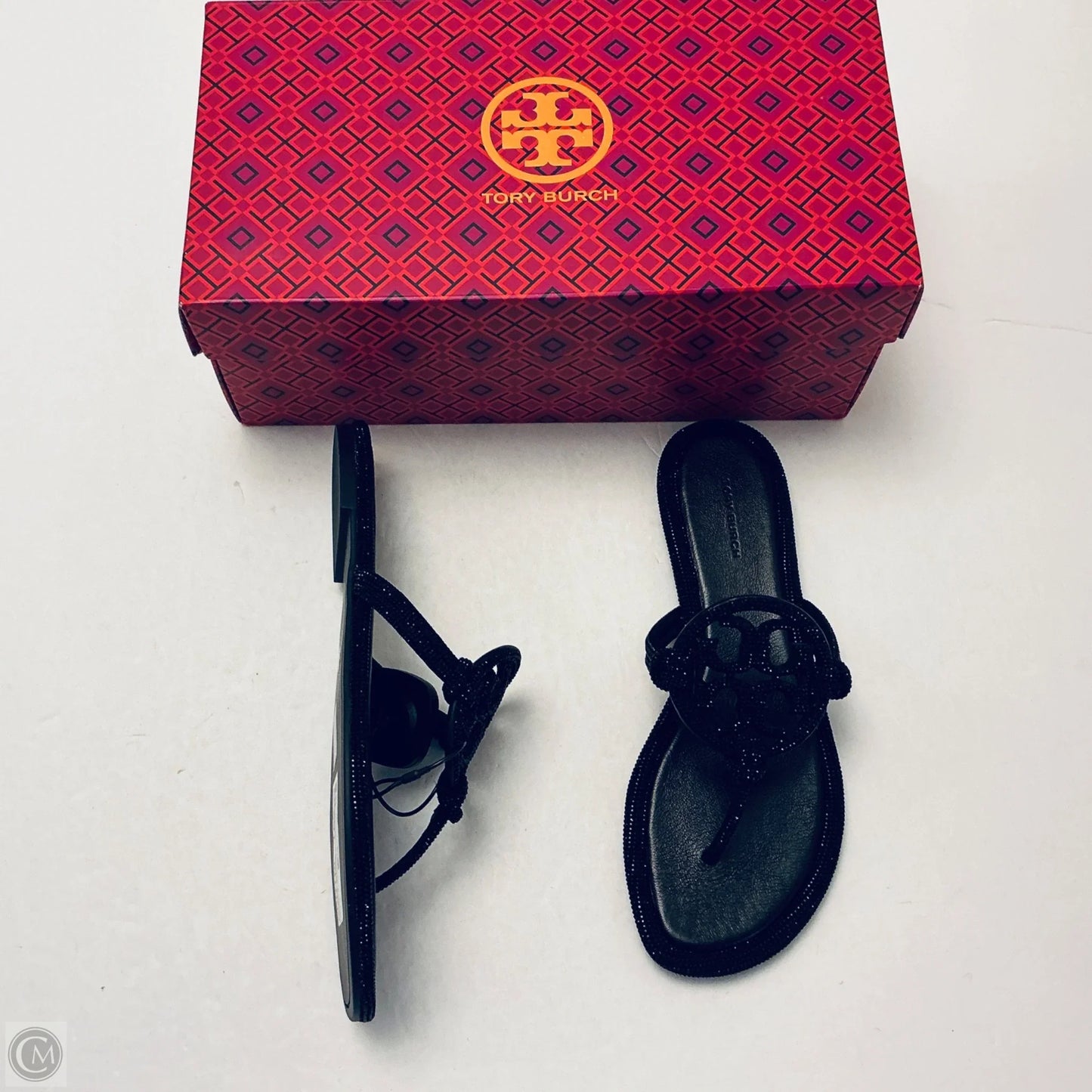 Sandals Designer By Tory Burch In Black, Size: 9