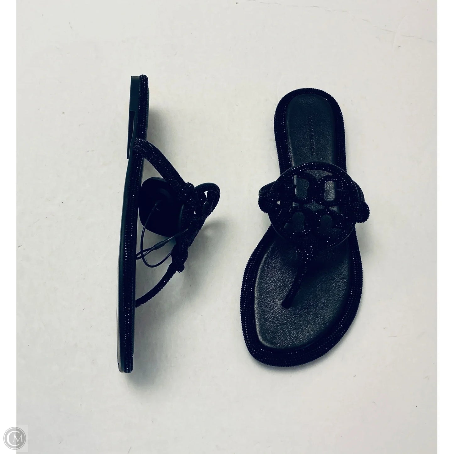 Sandals Designer By Tory Burch In Black, Size: 9