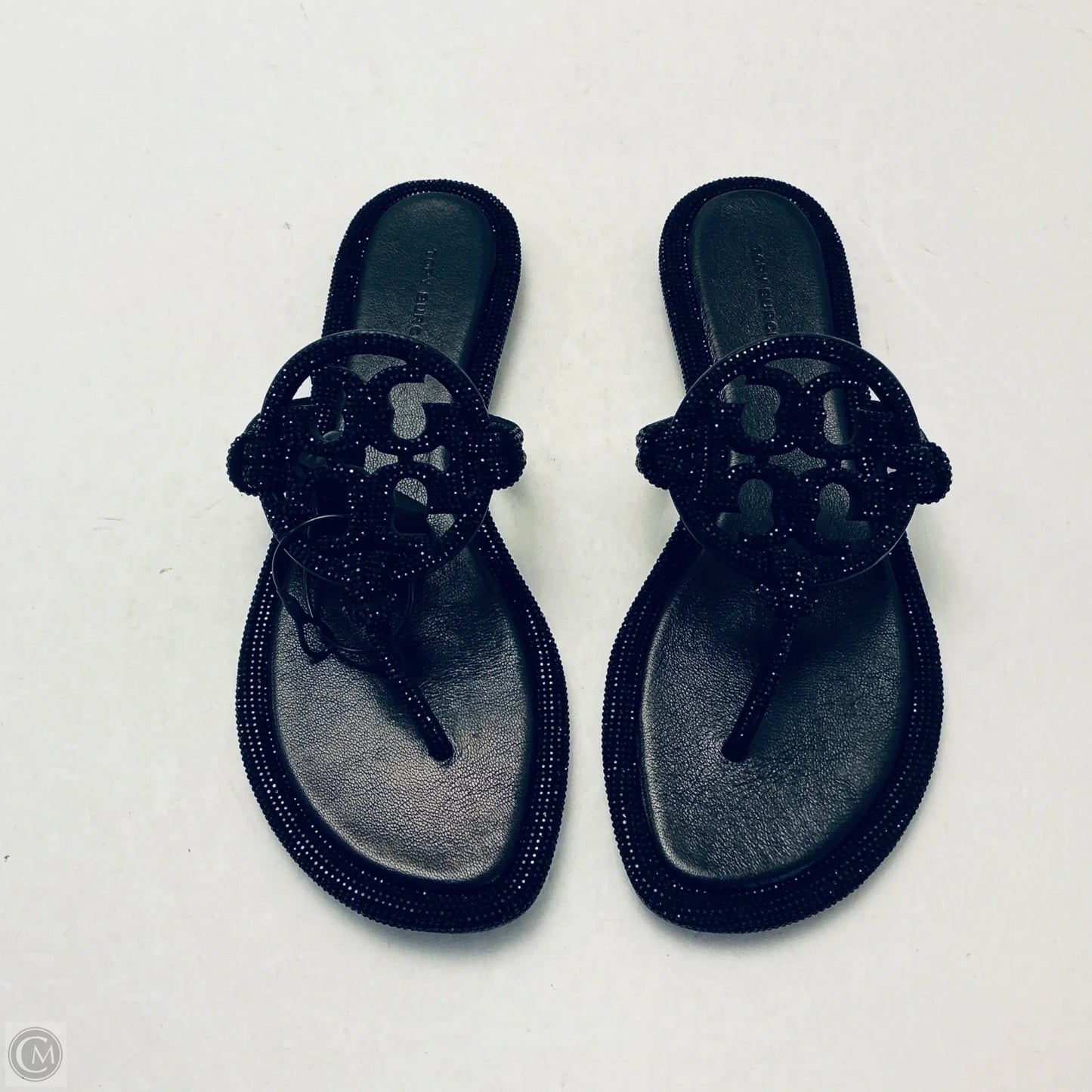 Sandals Designer By Tory Burch In Black, Size: 9