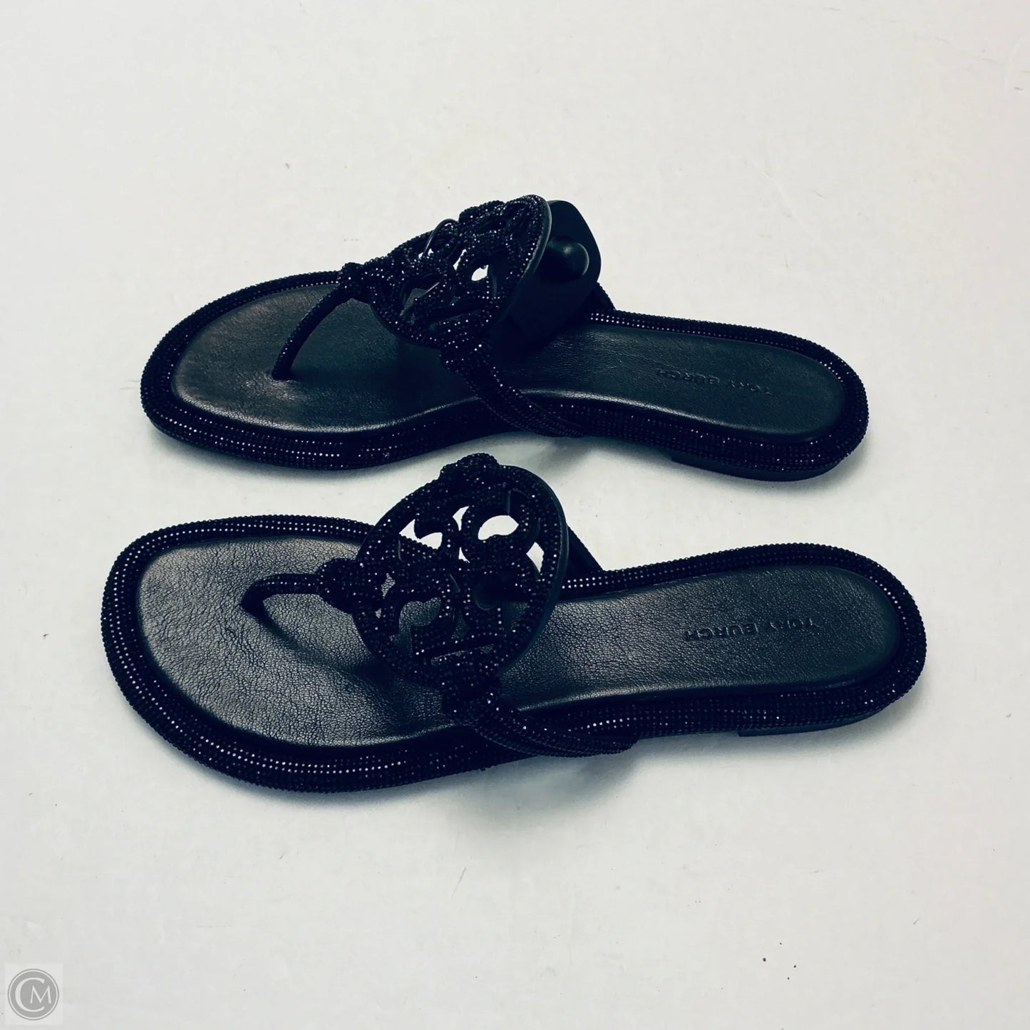 Sandals Designer By Tory Burch In Black, Size: 9