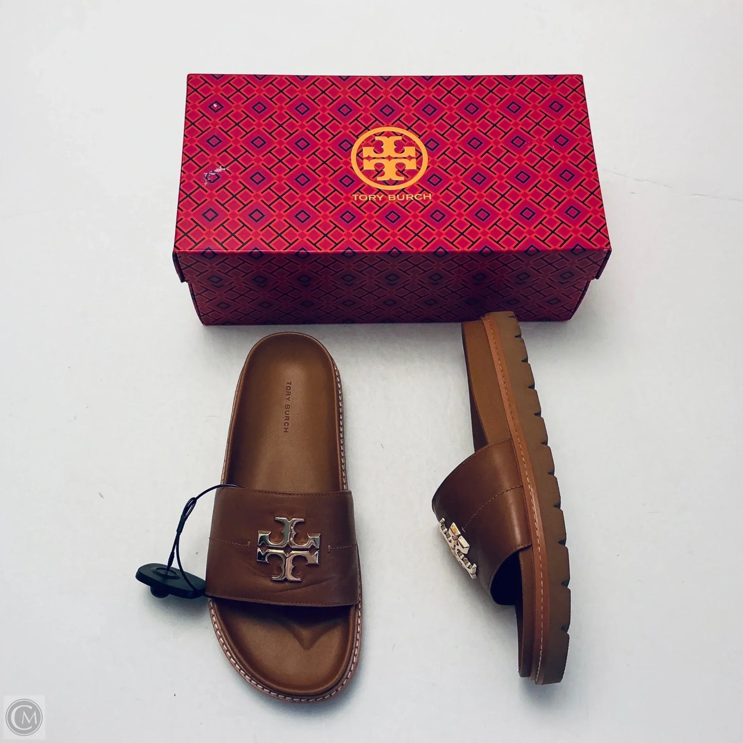 Sandals Designer By Tory Burch In Brown, Size: 9