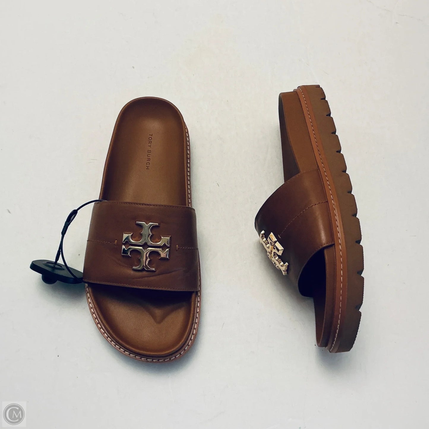 Sandals Designer By Tory Burch In Brown, Size: 9