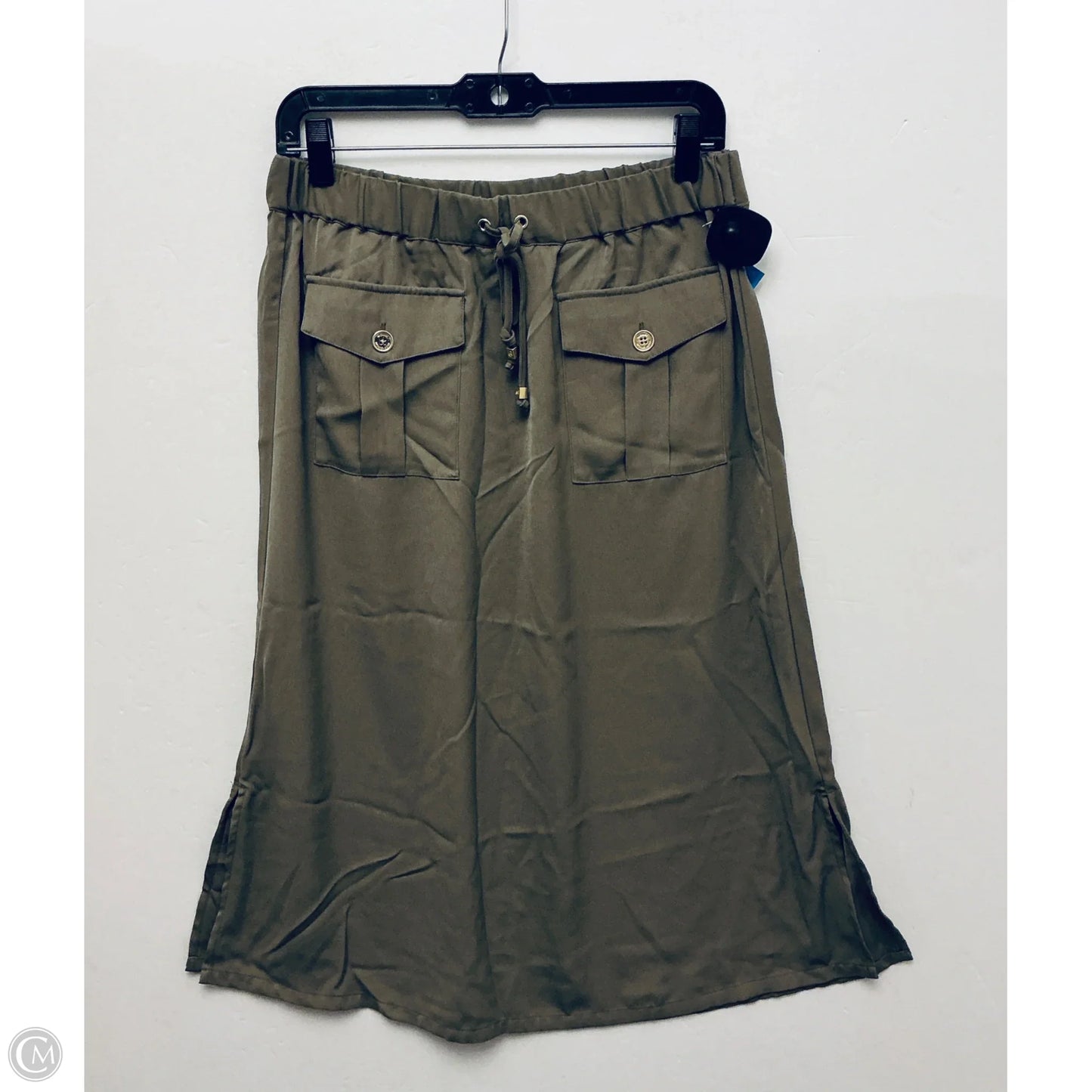Skirt Midi By Michael By Michael Kors In Green, Size: 6