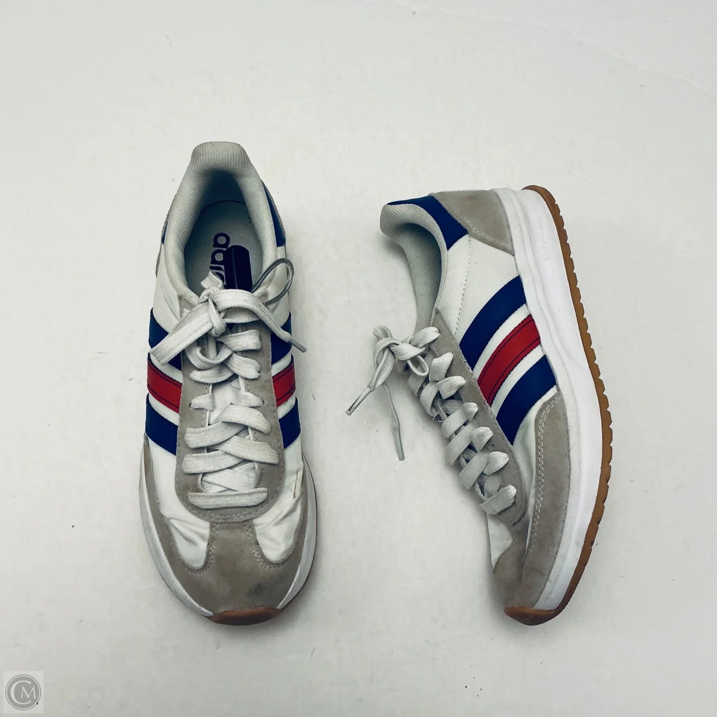 Shoes Sneakers By Adidas In Blue & Red & White, Size: 7