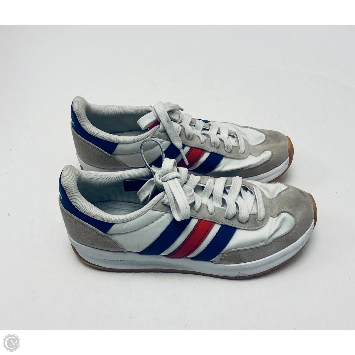 Shoes Sneakers By Adidas In Blue & Red & White, Size: 7