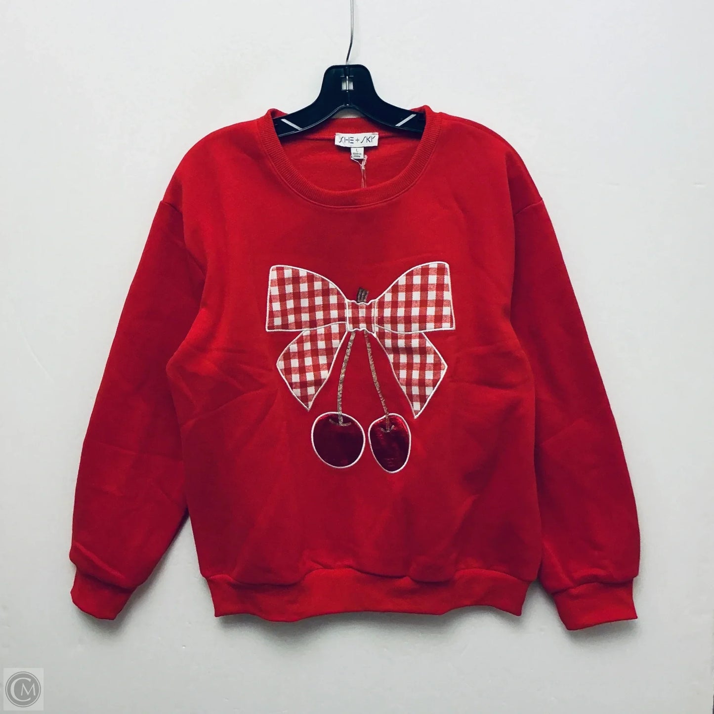 Sweater By She + Sky In Red, Size: L