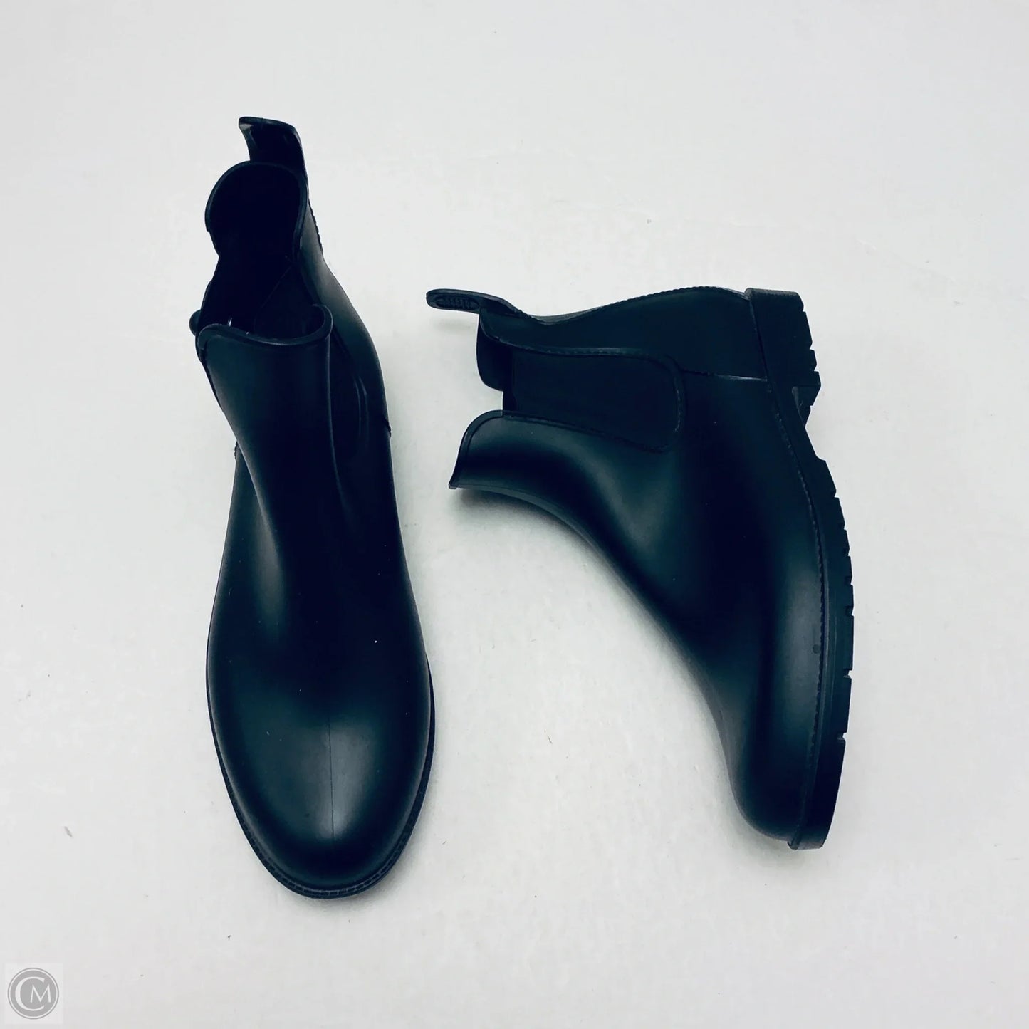 Boots Ankle Flats By Clothes Mentor In Black, Size: 11