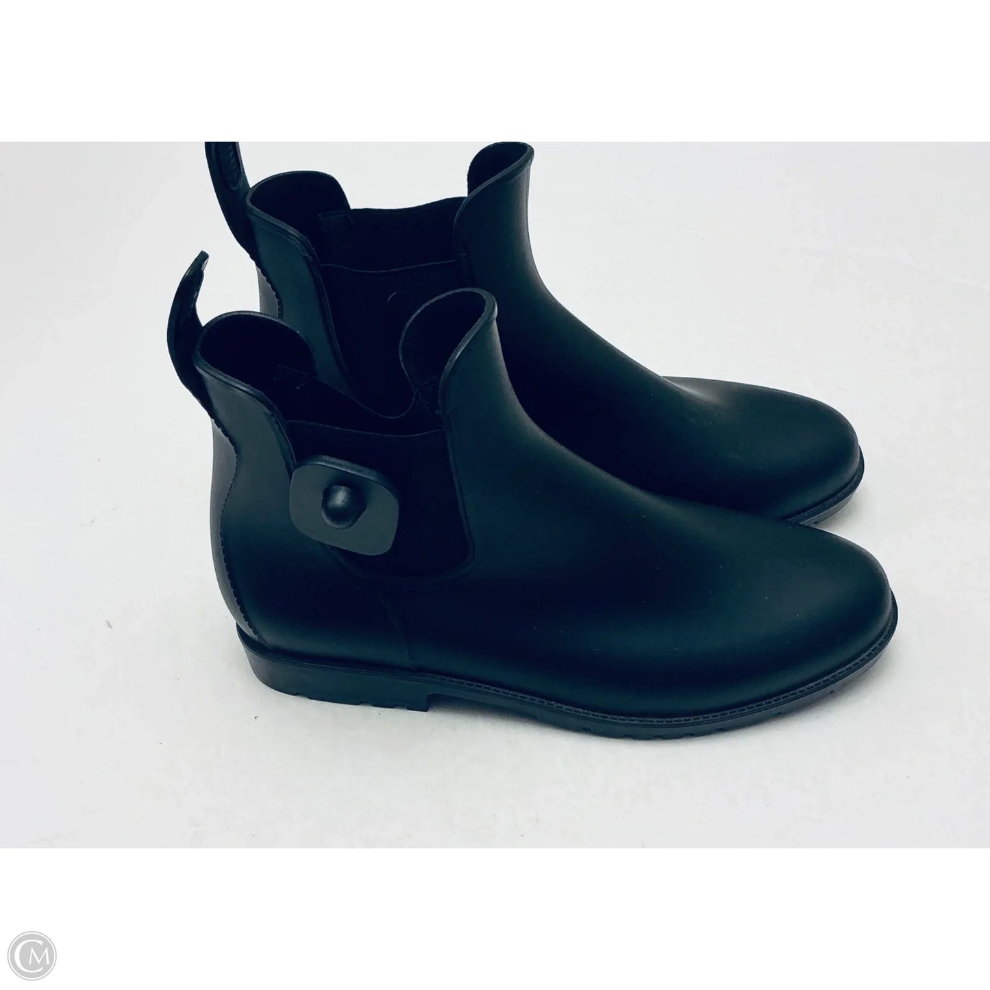 Boots Ankle Flats By Clothes Mentor In Black, Size: 11