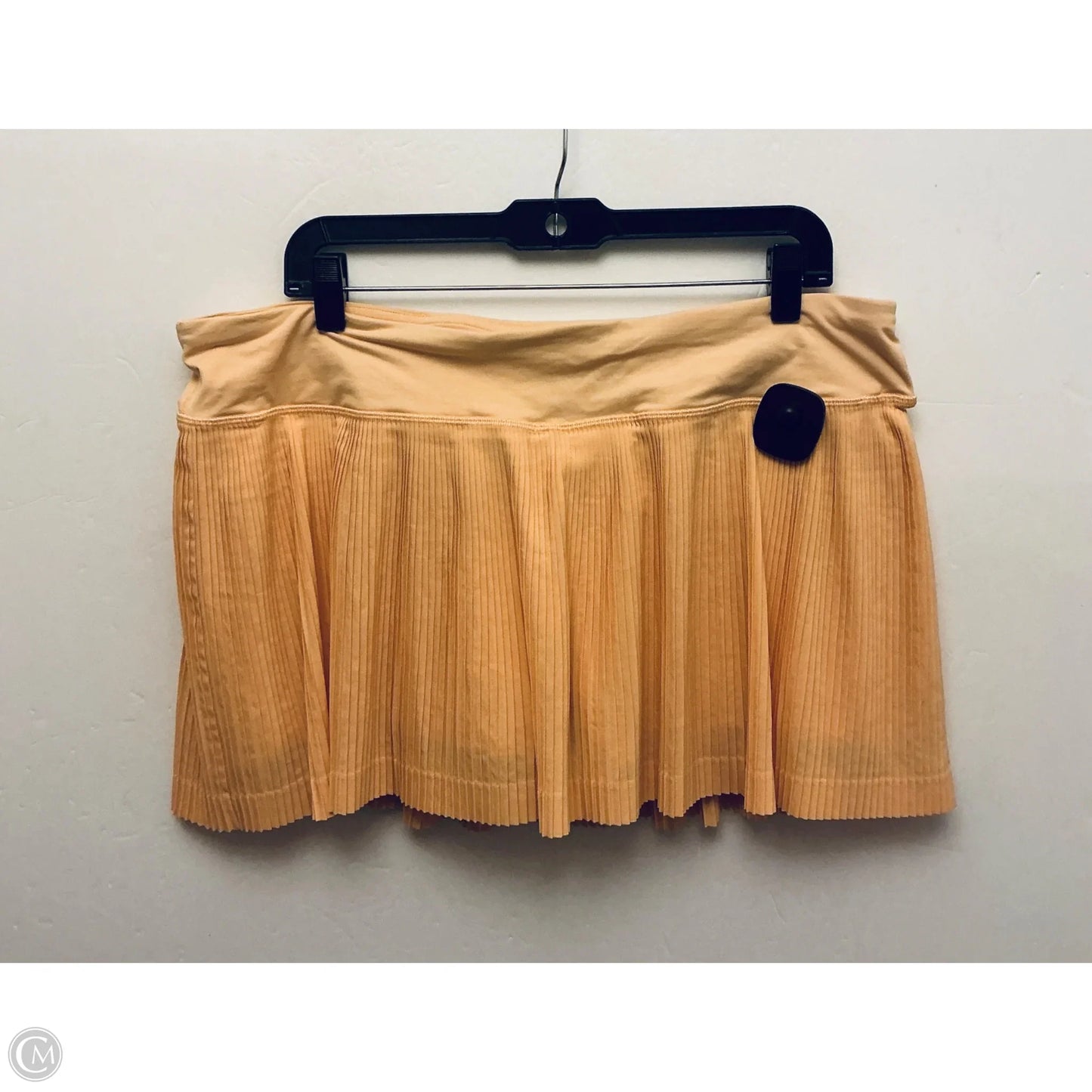 Athletic Skort By Lululemon In Orange, Size: 14