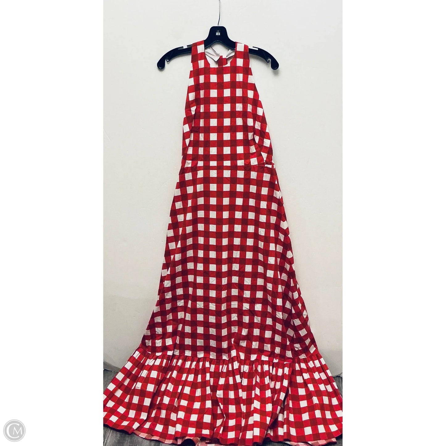 Dress Casual Maxi By Antonio Melani In Plaid Pattern, Size: 10