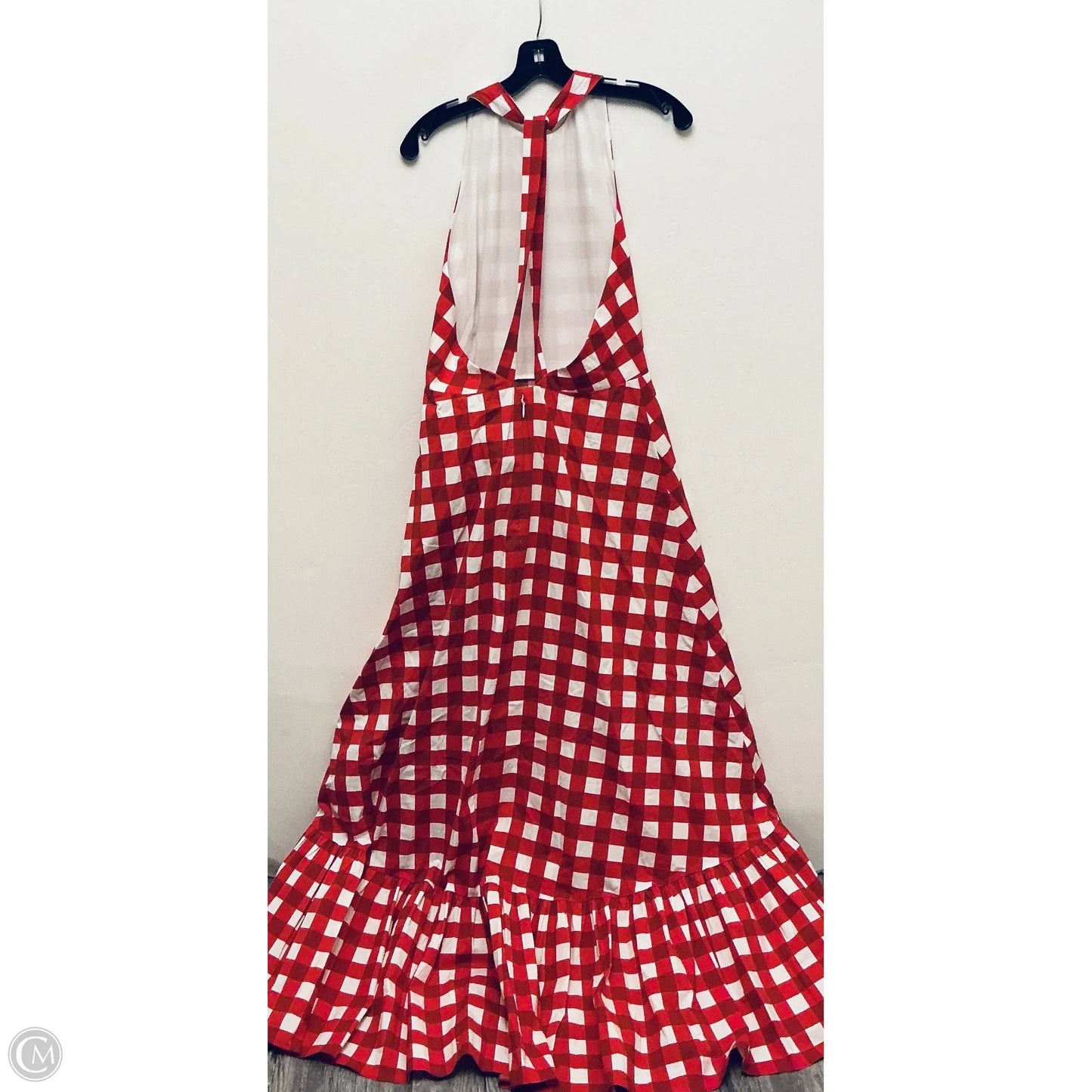 Dress Casual Maxi By Antonio Melani In Plaid Pattern, Size: 10