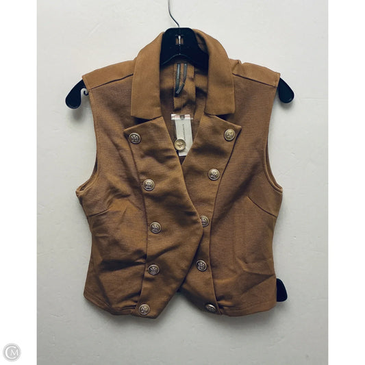 Vest Other By Anthropologie In Tan, Size: M