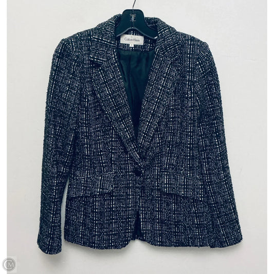 Blazer By Calvin Klein In Black, Size: Xs