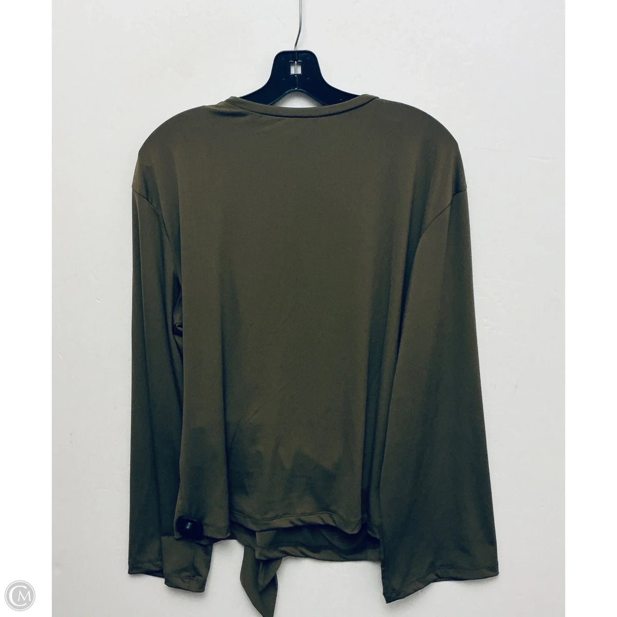 Top Long Sleeve By H&m In Green, Size: M