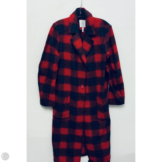 Jacket Faux Fur & Sherpa By Leith In Plaid Pattern, Size: M