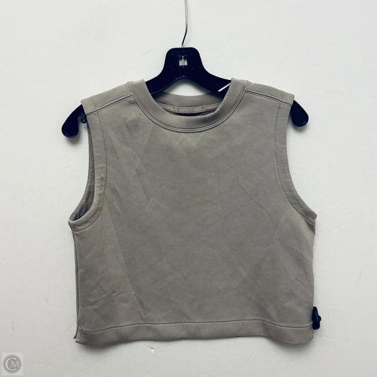 Top Sleeveless By Ypb In Grey, Size: S