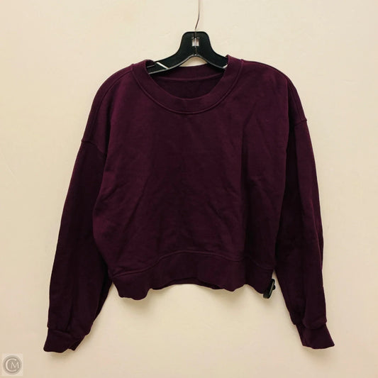 Sweater By Lululemon In Purple, Size: S