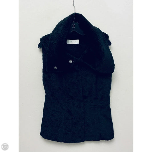 Vest Faux Fur & Sherpa By Tahari In Black, Size: S