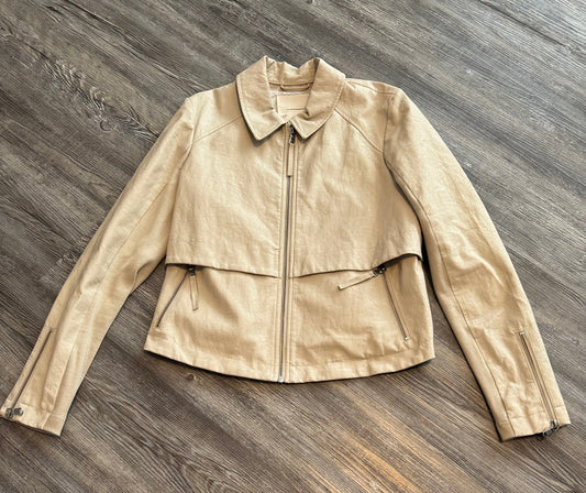 Jacket Leather By Anthropologie  Size: S