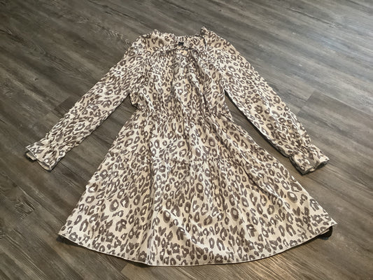 Animal Print Dress Casual Short Clothes Mentor, Size M