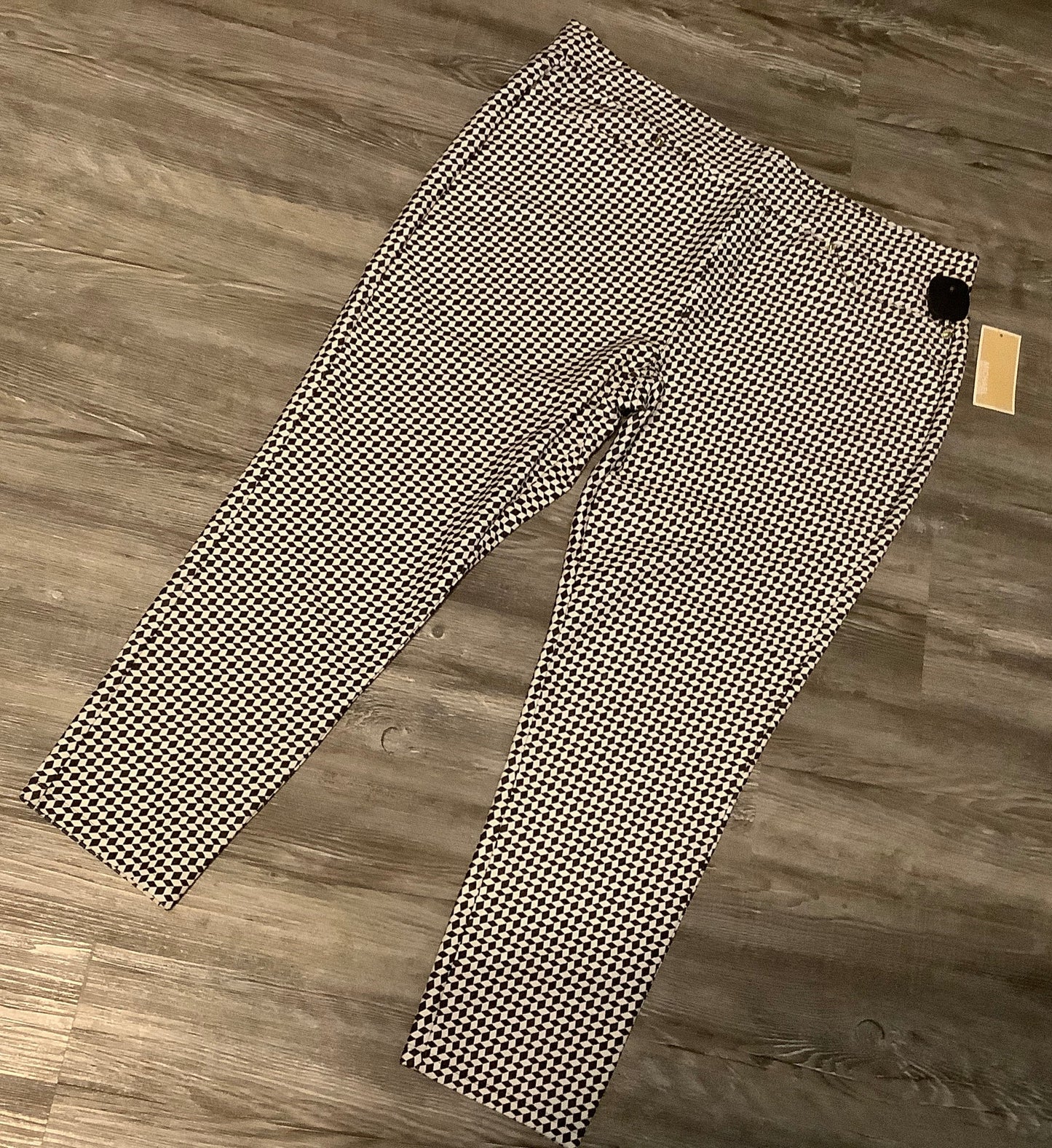 Checkered Pattern Pants Other Michael By Michael Kors, Size Xxl