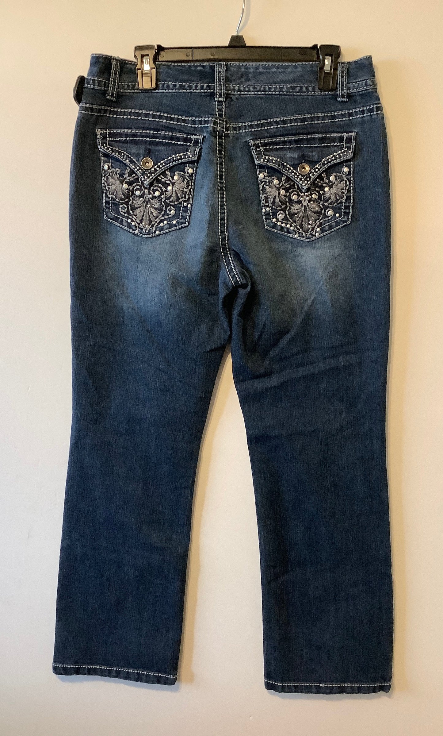 Jeans Boot Cut By Nine West In Blue, Size: 12