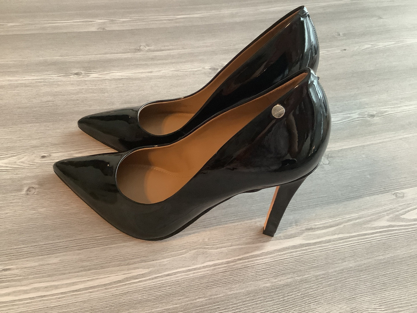 Black Shoes Heels Stiletto Calvin Klein, Size 8.5