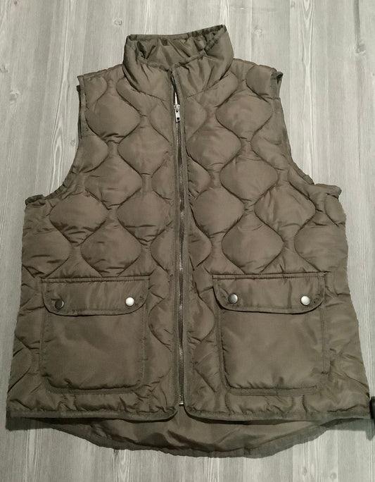 Green Vest Puffer & Quilted Thread And Supply, Size M