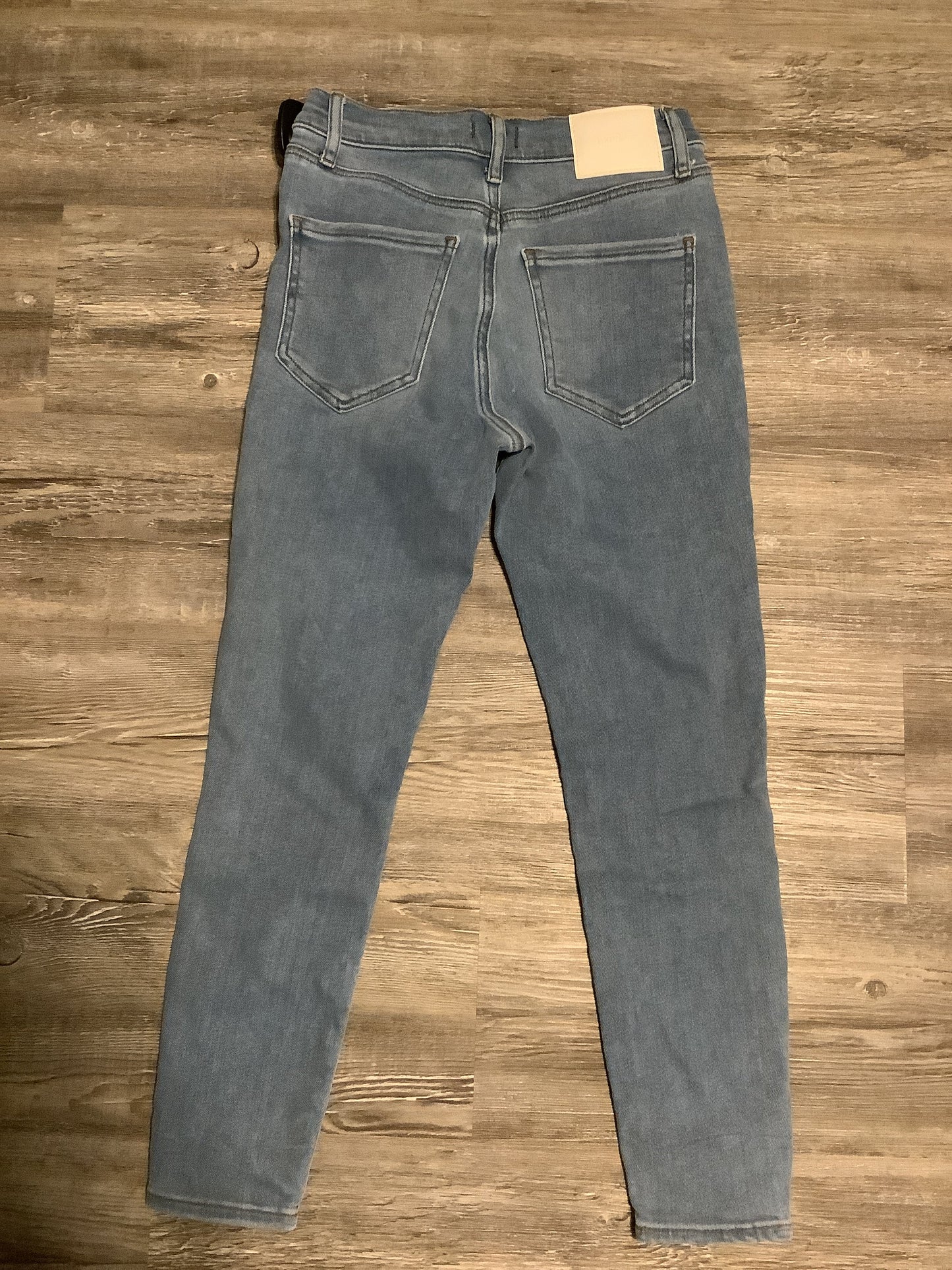 Blue Denim Jeans Straight Express, Size 0