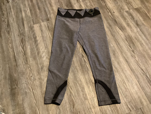 Athletic Capris By Lululemon In Grey, Size: 6