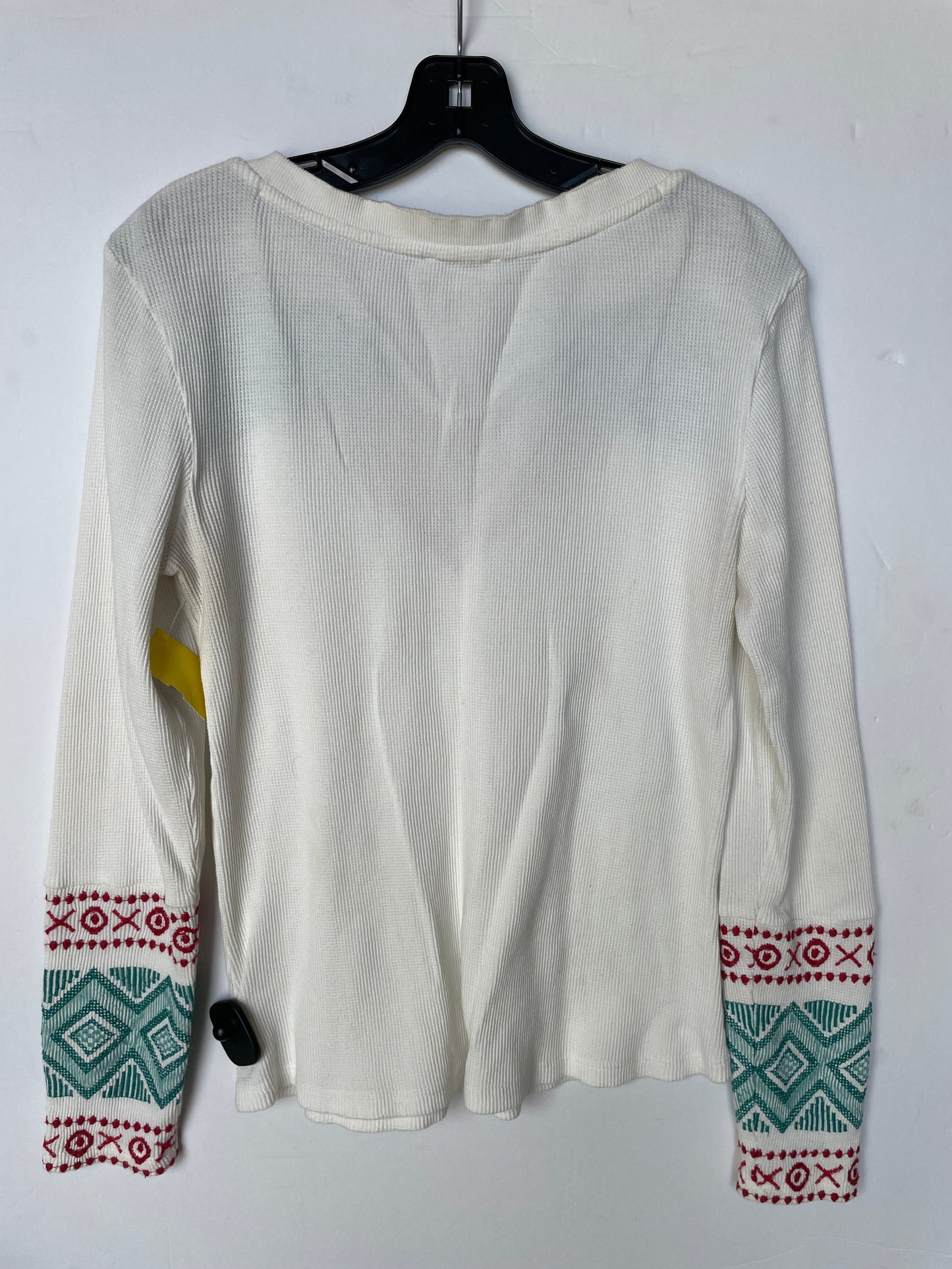 Top Long Sleeve By Sundance In White, Size: M