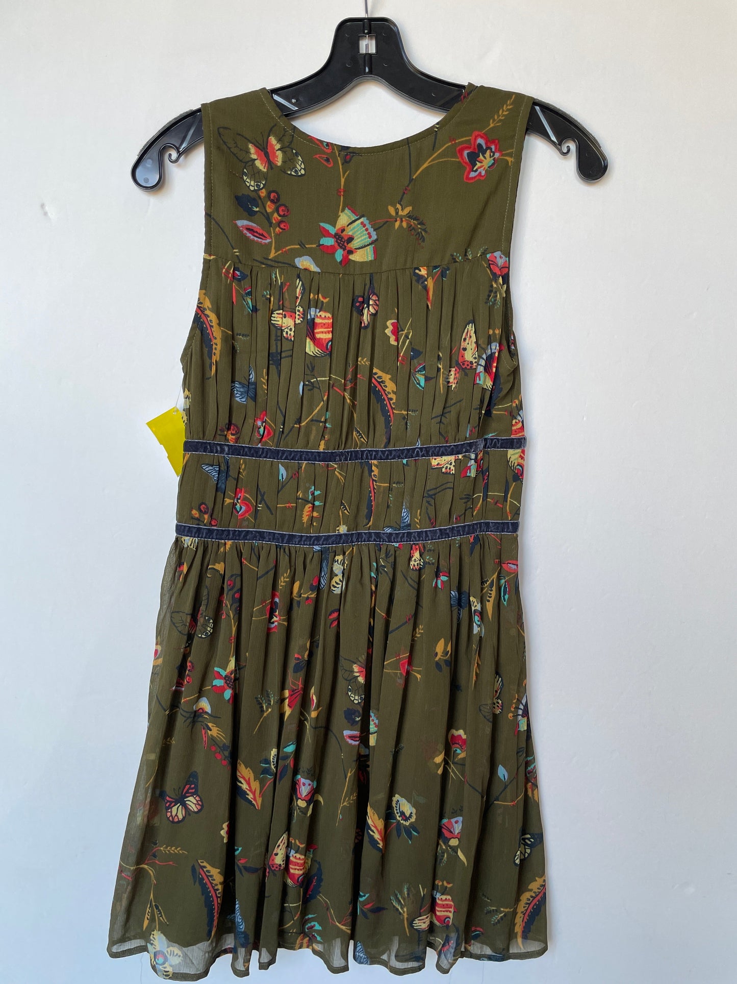 Dress Casual Midi By Abercrombie And Fitch In Green, Size: S