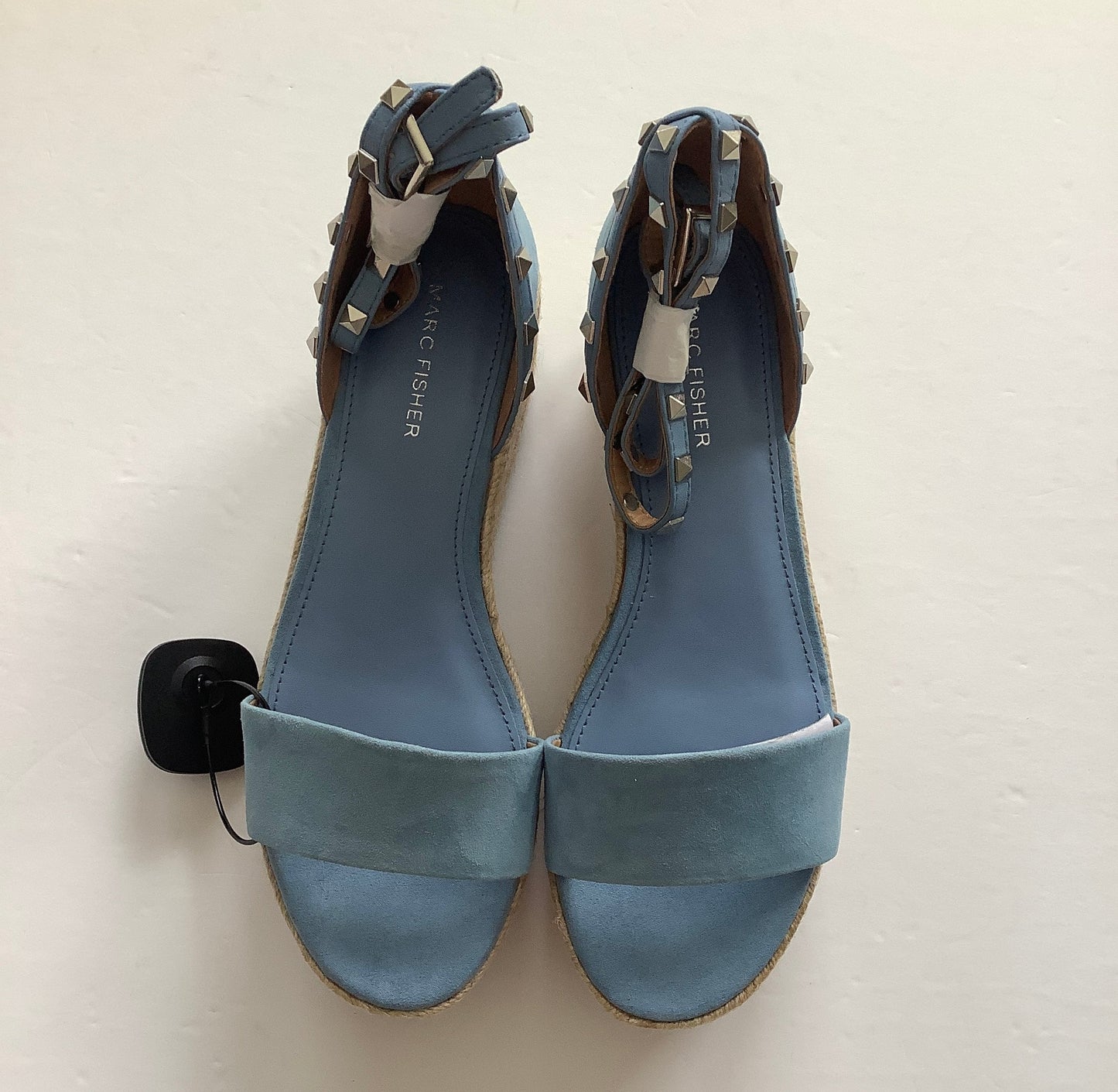 Shoes Heels Wedge By Marc Fisher In Blue, Size: 9