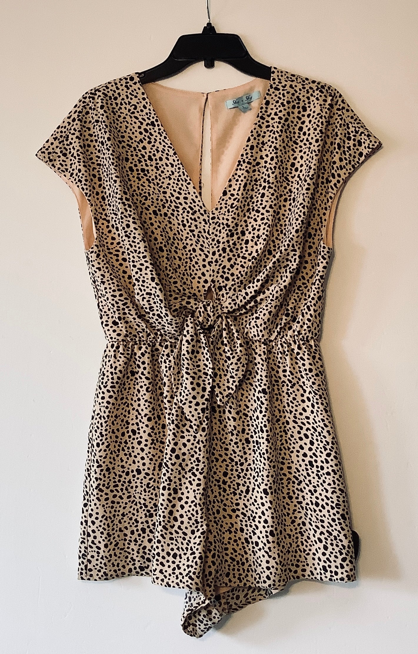 Romper By She + Sky In Animal Print, Size: L