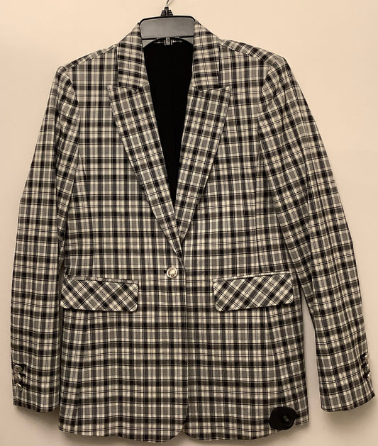 Blazer By Elie Tahari In Plaid Pattern, Size: 4