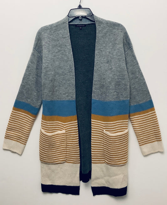 Sweater Cardigan By Staccato In Grey, Size: S