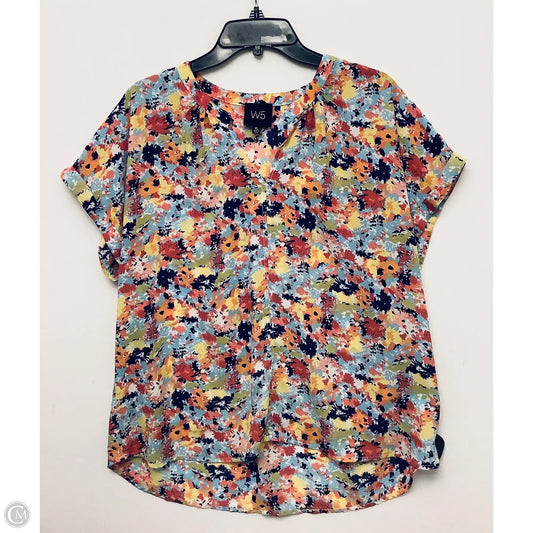 Top Short Sleeve By W5 In Multi-colored, Size: Xl