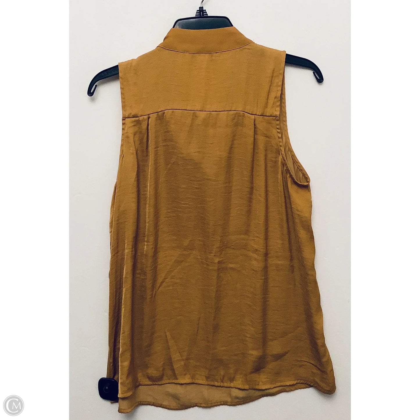 Top Sleeveless By Madison In Yellow, Size: M